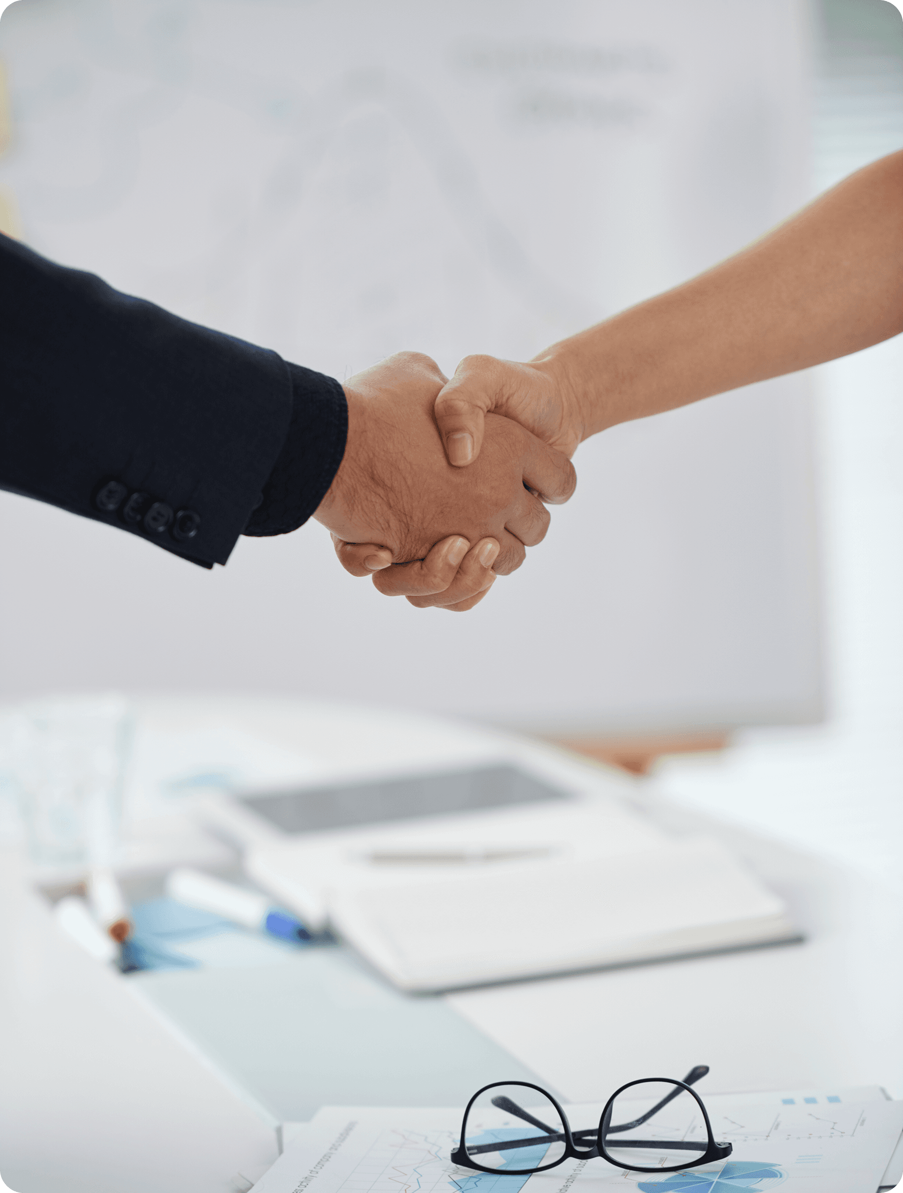 Handshake and local partnership